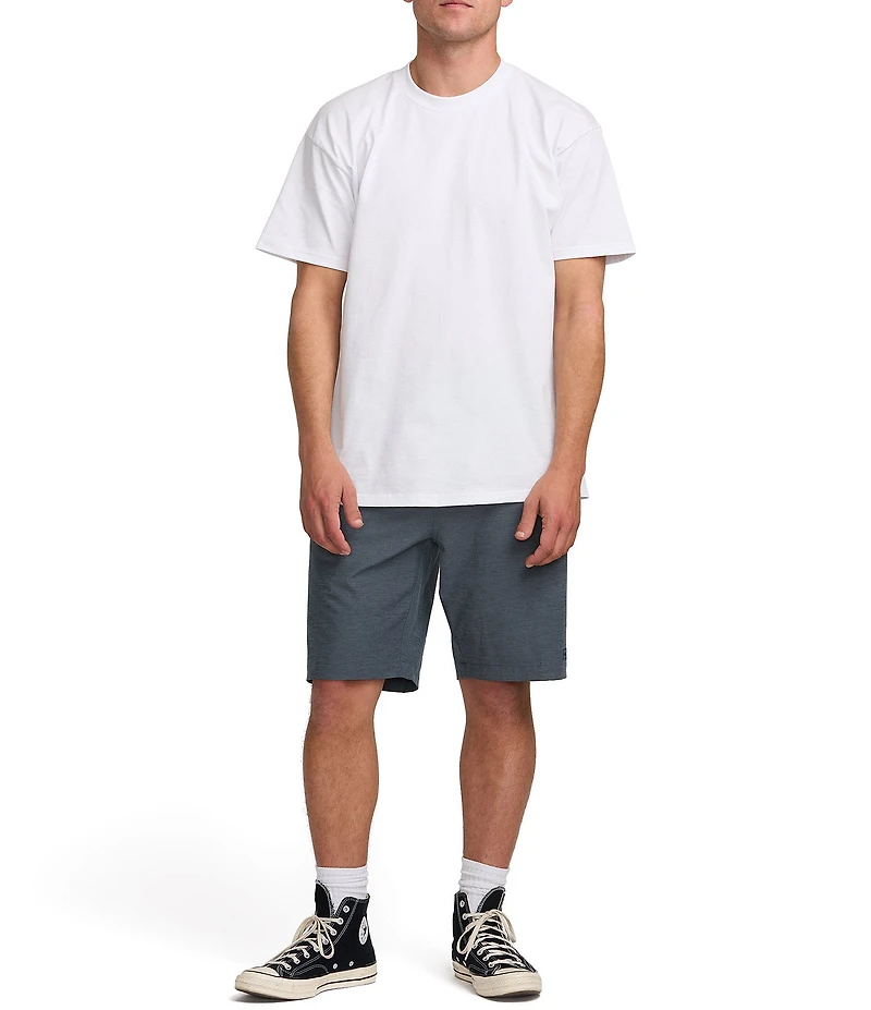 Billabong Crossfire Solid Elastic Submersible 18#double; Inseam Shorts