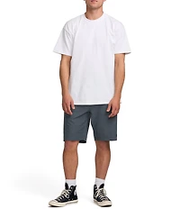 Billabong Crossfire Solid Elastic Submersible 18#double; Inseam Shorts