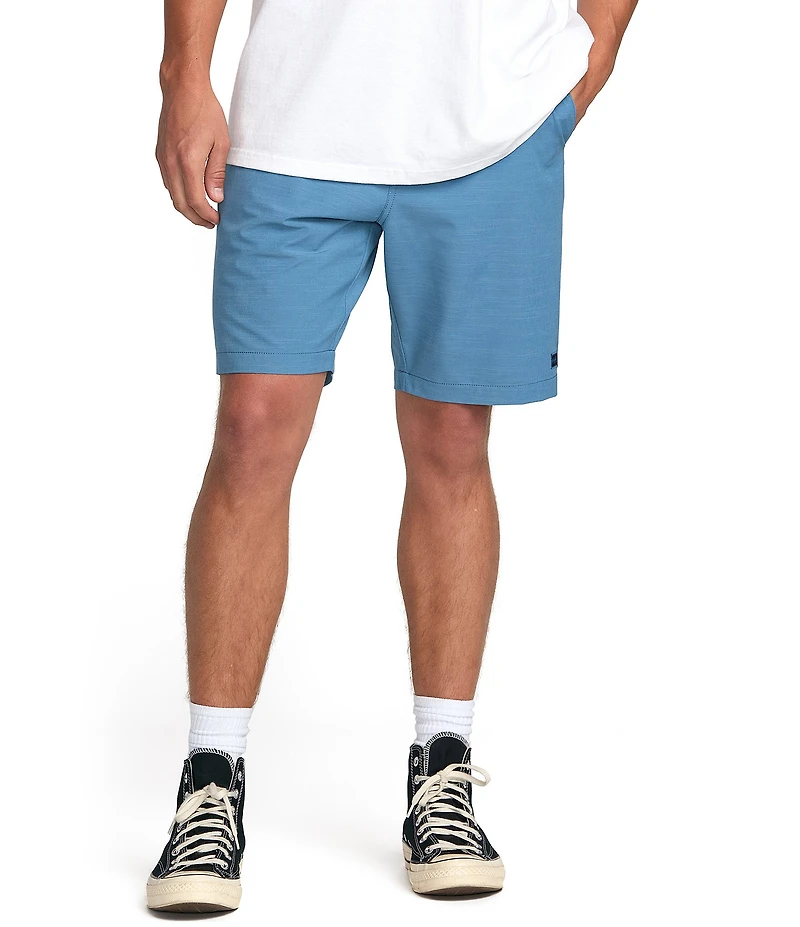 Billabong Crossfire Submersible Striped Slub Oxford 19#double; Outseam Hybrid Shorts