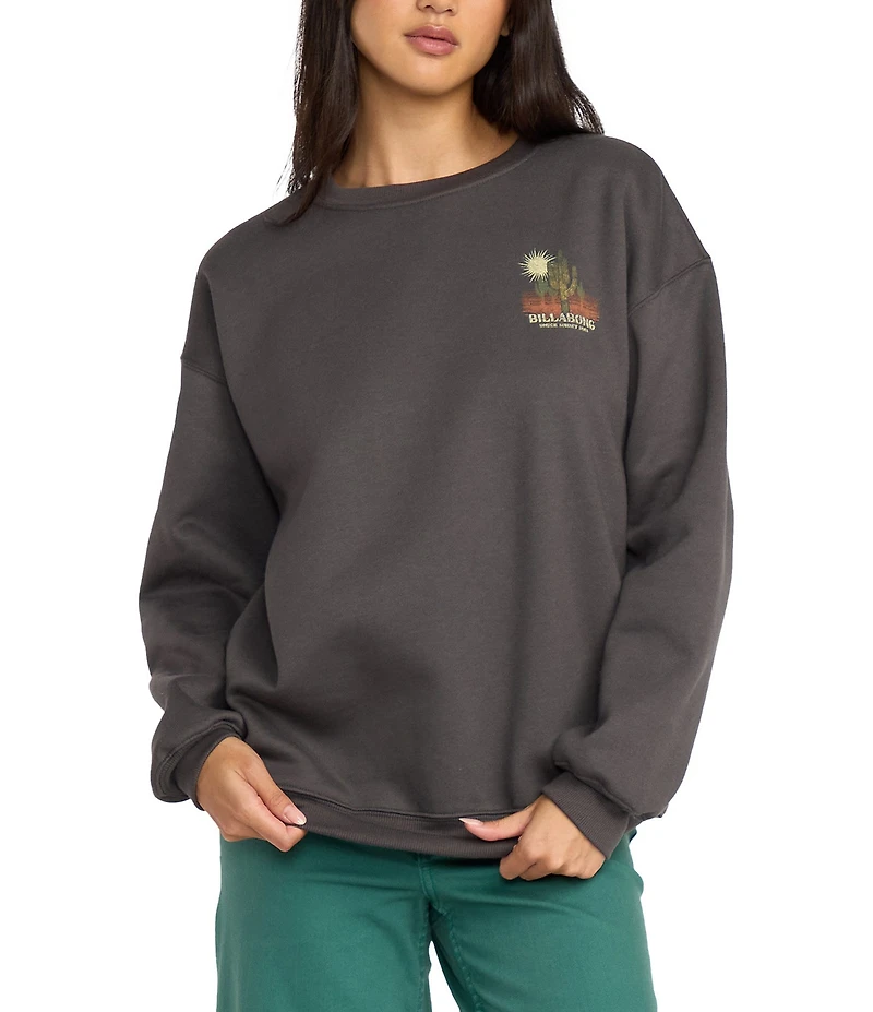 Billabong Desert Break Long Sleeve Fleece Sweatshirt