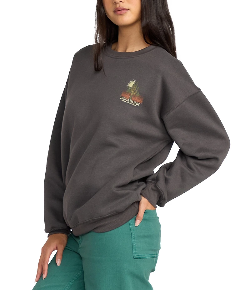 Billabong Desert Break Long Sleeve Fleece Sweatshirt