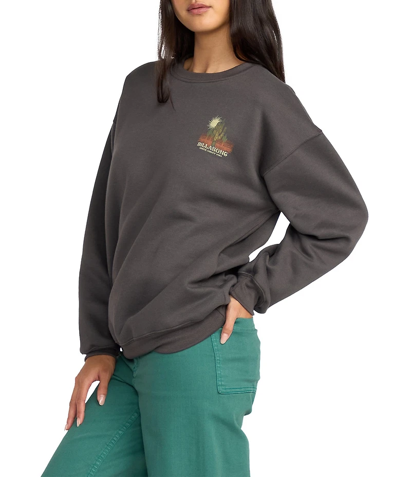 Billabong Desert Break Long Sleeve Fleece Sweatshirt