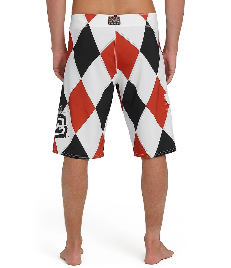 Billabong Diamonds Pro 22#double; Outseam Board Shorts