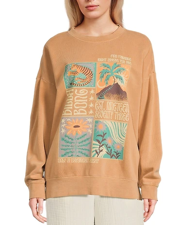 Billabong Echo Long Sleeve Brushed Fleece Sweatshirt