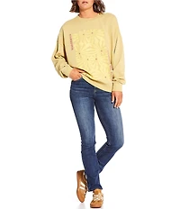 Billabong Echo Long Sleeve Brushed Fleece Sweatshirt