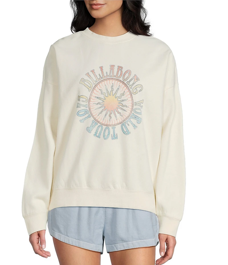 Billabong Echo Long Sleeve Brushed Fleece Sweatshirt