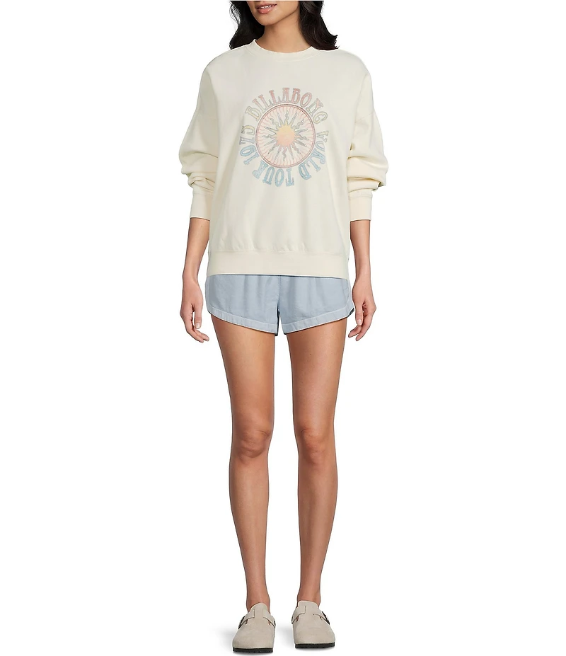 Billabong Echo Long Sleeve Brushed Fleece Sweatshirt