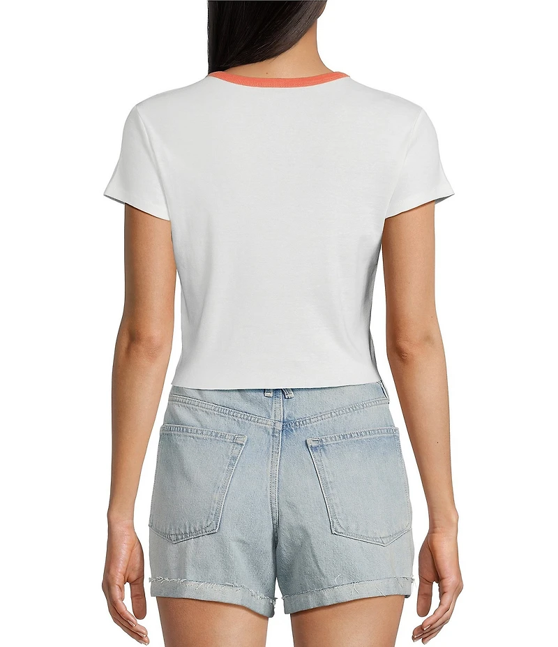Billabong Electric Feeling Short Sleeve Cropped T-Shirt
