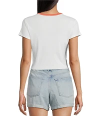 Billabong Electric Feeling Short Sleeve Cropped T-Shirt