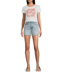 Billabong Electric Feeling Short Sleeve Cropped T-Shirt