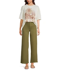 Billabong Find Me Here Tropical Print Short Sleeve T-Shirt