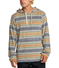 Billabong Flecker Diego Striped Long Sleeve Fleece Hoodie