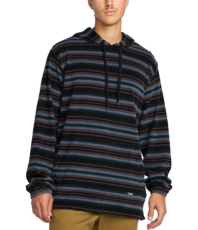 Billabong Flecker Diego Striped Long Sleeve Fleece Hoodie