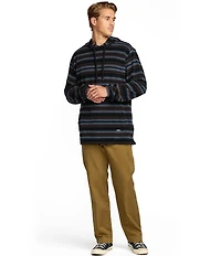 Billabong Flecker Diego Striped Long Sleeve Fleece Hoodie