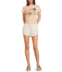 Billabong For The View Short Sleeve Cropped T-Shirt