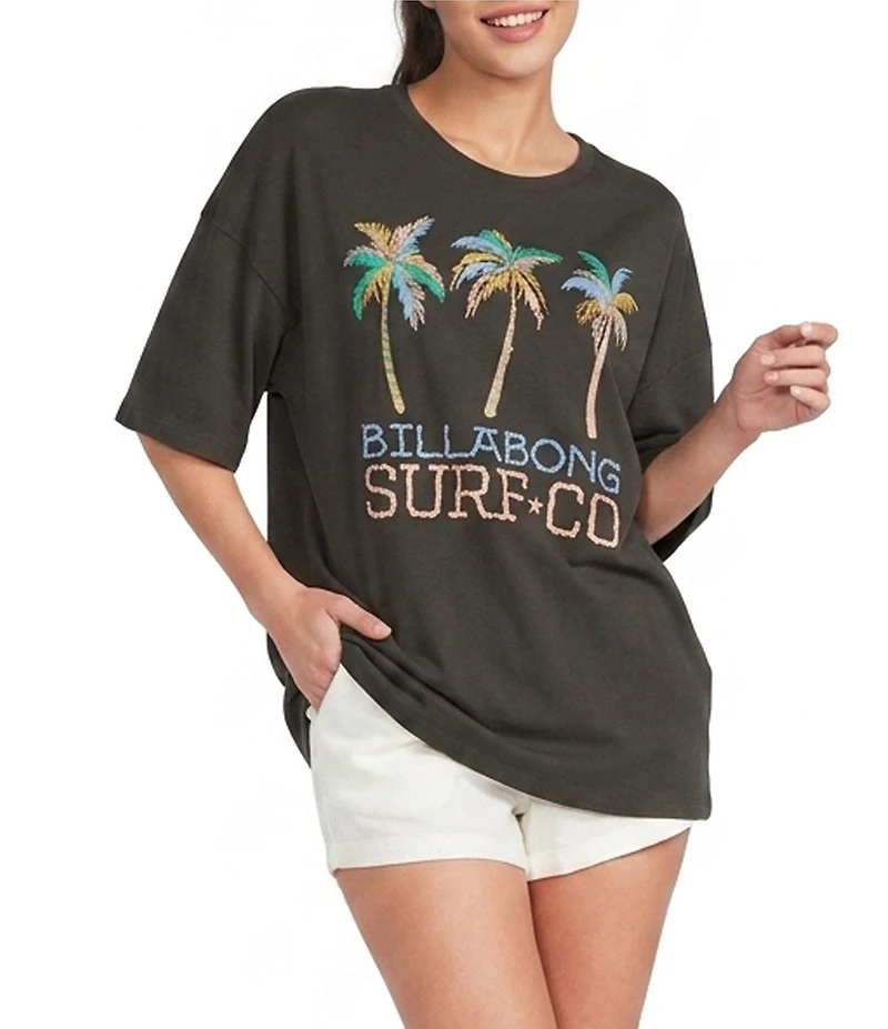 Billabong Found In Paradise Short Sleeve Oversized T-Shirt