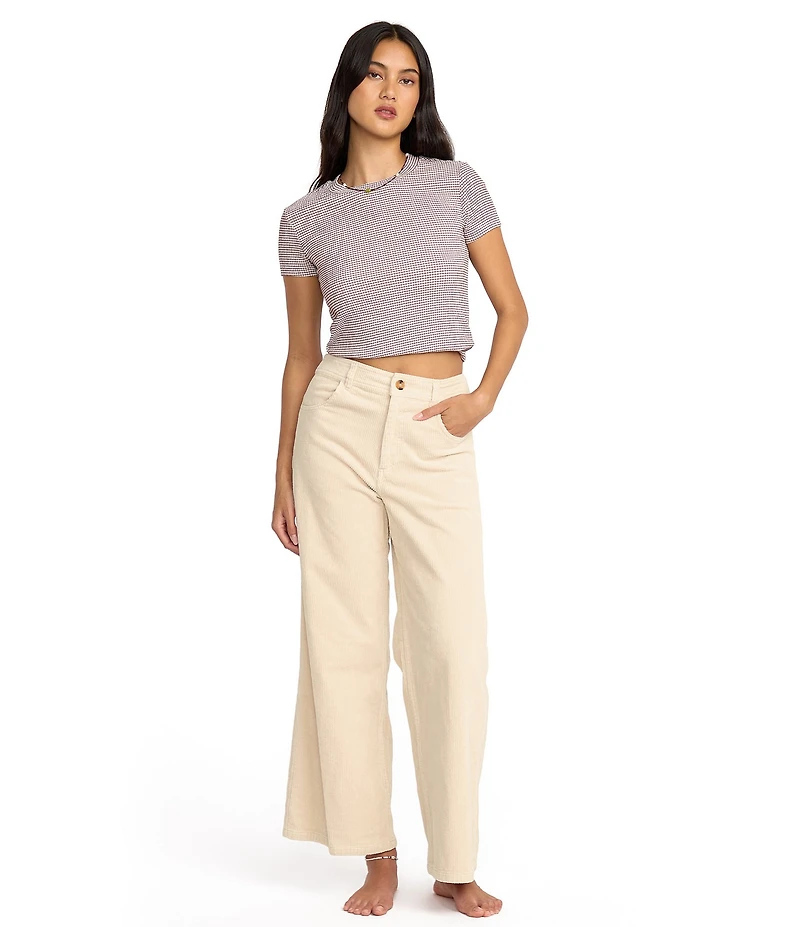 Billabong Free Fall Wide Leg Corduroy Pants