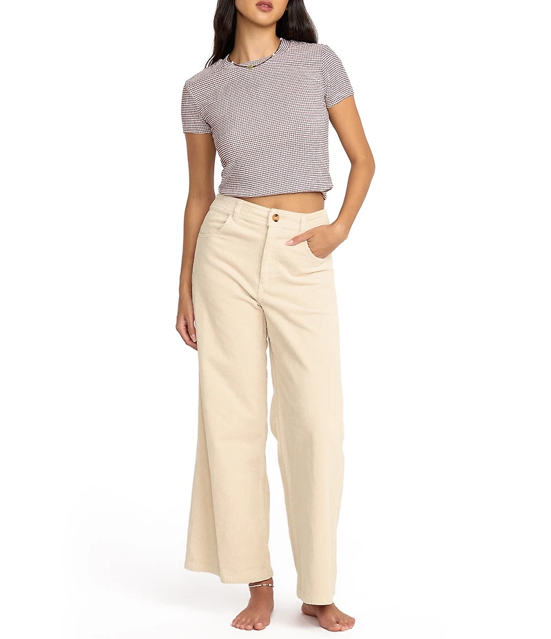 Billabong Free Fall Wide Leg Corduroy Pants
