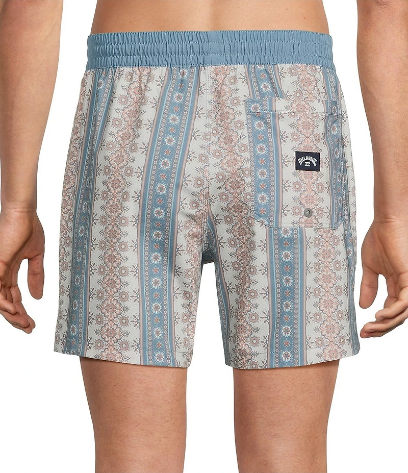 Billabong Good Times Sublimation Printed 16#double; Outseam Swim Trunks