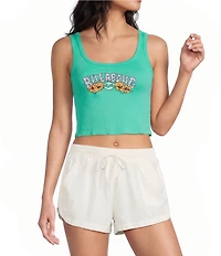 Billabong Hibiscus Minds Sleeveless Tank Top