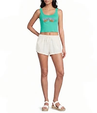 Billabong Hibiscus Minds Sleeveless Tank Top