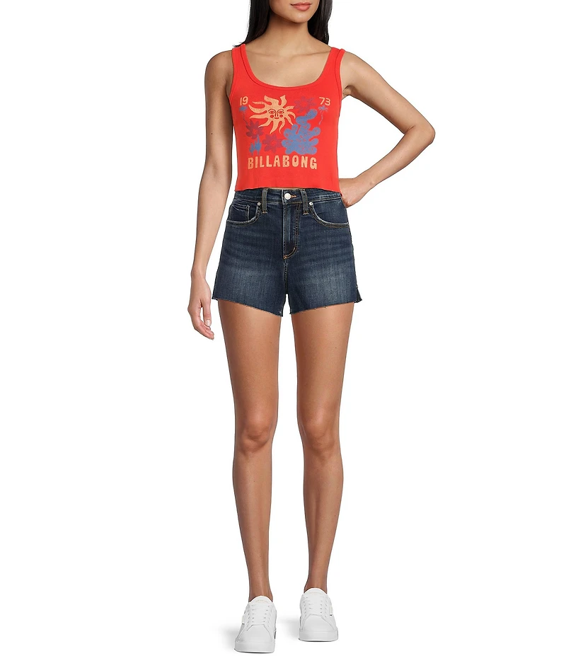 Billabong Hot Daze Sleeveless Cropped Tank Top