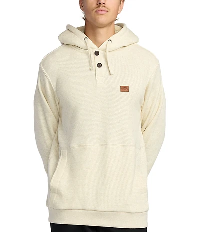Billabong Hudson Long Sleeve Yarn Dyed Fleece Terry Hoodie