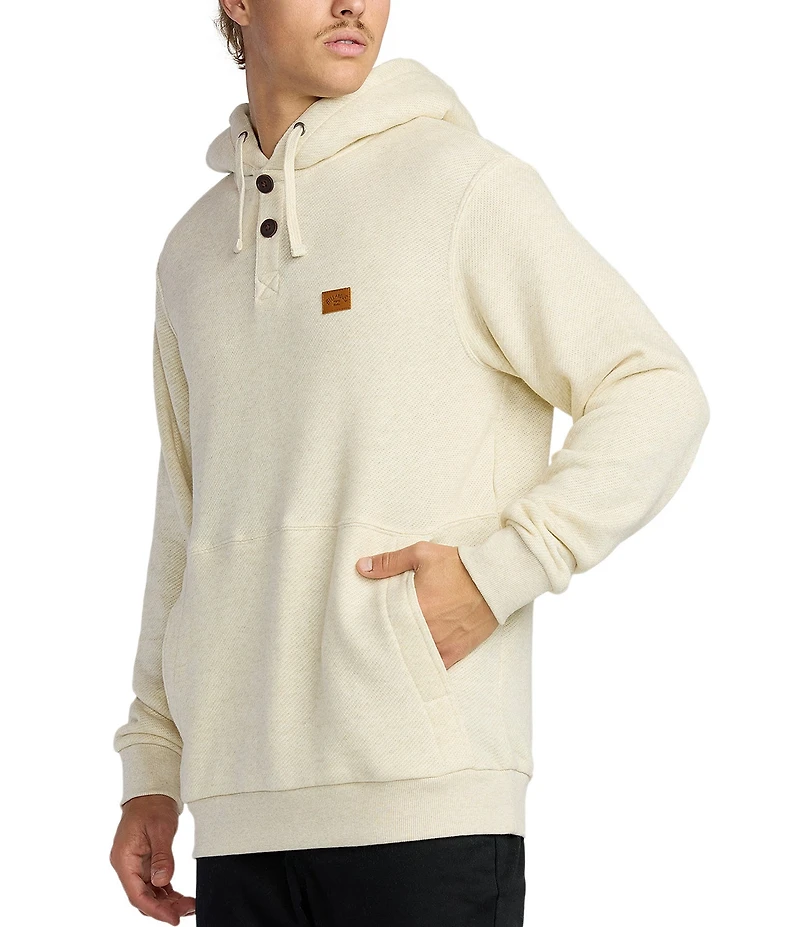 Billabong Hudson Long Sleeve Yarn Dyed Fleece Terry Hoodie
