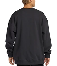 Billabong Iconic Embossed Long Sleeve Fleece Sweatshirt