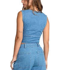 Billabong Indigo Skies Sleeveless Denim Top