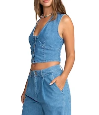 Billabong Indigo Skies Sleeveless Denim Top