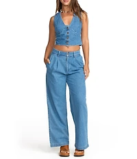 Billabong Indigo Skies Sleeveless Denim Top