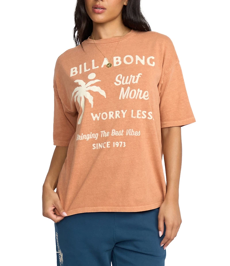 Billabong Jumps In Water Short Sleeve Boyfriend T-Shirt