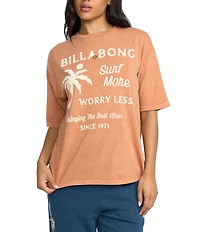 Billabong Jumps In Water Short Sleeve Boyfriend T-Shirt