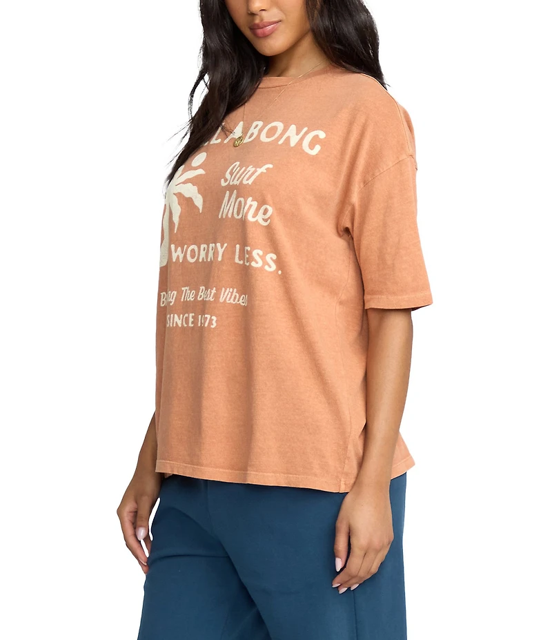 Billabong Jumps In Water Short Sleeve Boyfriend T-Shirt