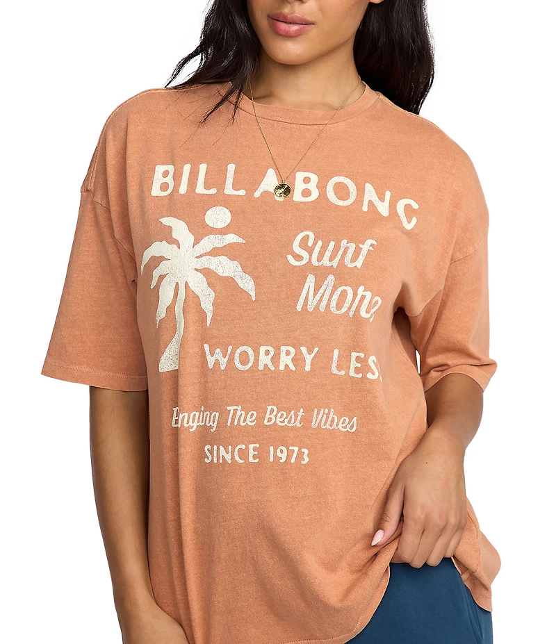 Billabong Jumps In Water Short Sleeve Boyfriend T-Shirt
