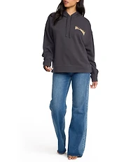 Billabong Keep It Up Sunray Graphic Long Sleeve Brushed Fleece Hoodie
