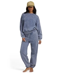 Billabong Kendal Long Sleeve Saltwashed Crew Neck Fleece Sweatshirt