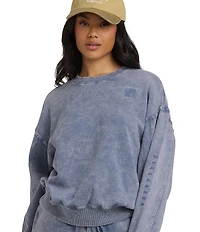 Billabong Kendal Long Sleeve Saltwashed Crew Neck Fleece Sweatshirt