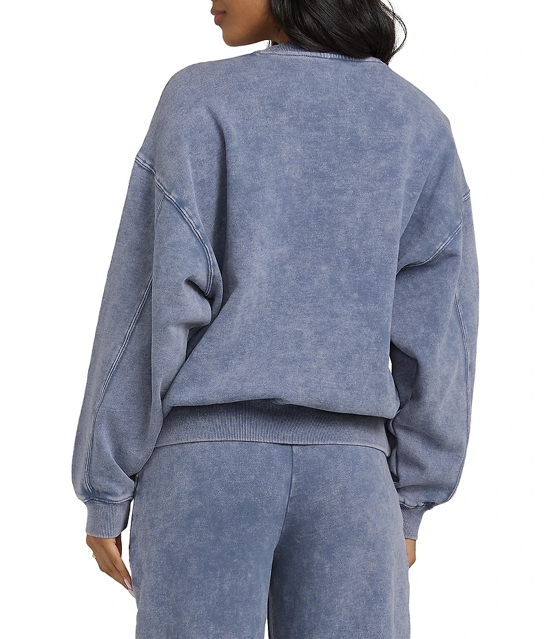 Billabong Kendal Long Sleeve Saltwashed Crew Neck Fleece Sweatshirt