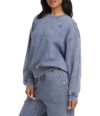 Billabong Kendal Long Sleeve Saltwashed Crew Neck Fleece Sweatshirt