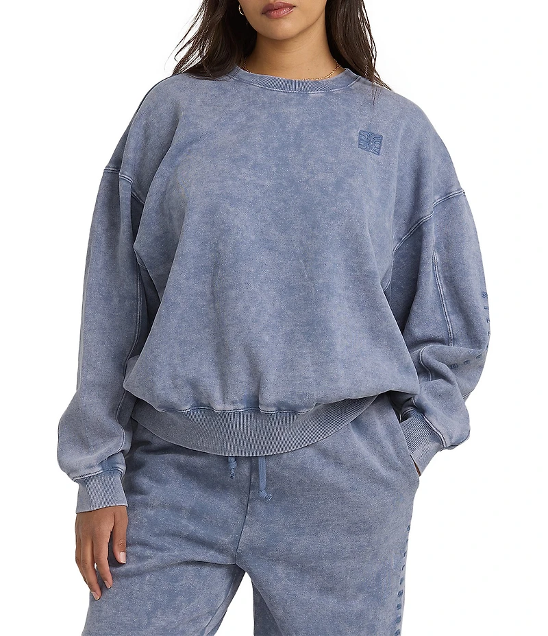 Billabong Kendal Long Sleeve Saltwashed Crew Neck Fleece Sweatshirt