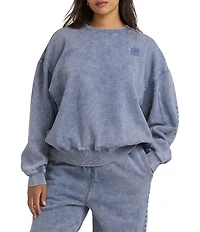 Billabong Kendal Long Sleeve Saltwashed Crew Neck Fleece Sweatshirt
