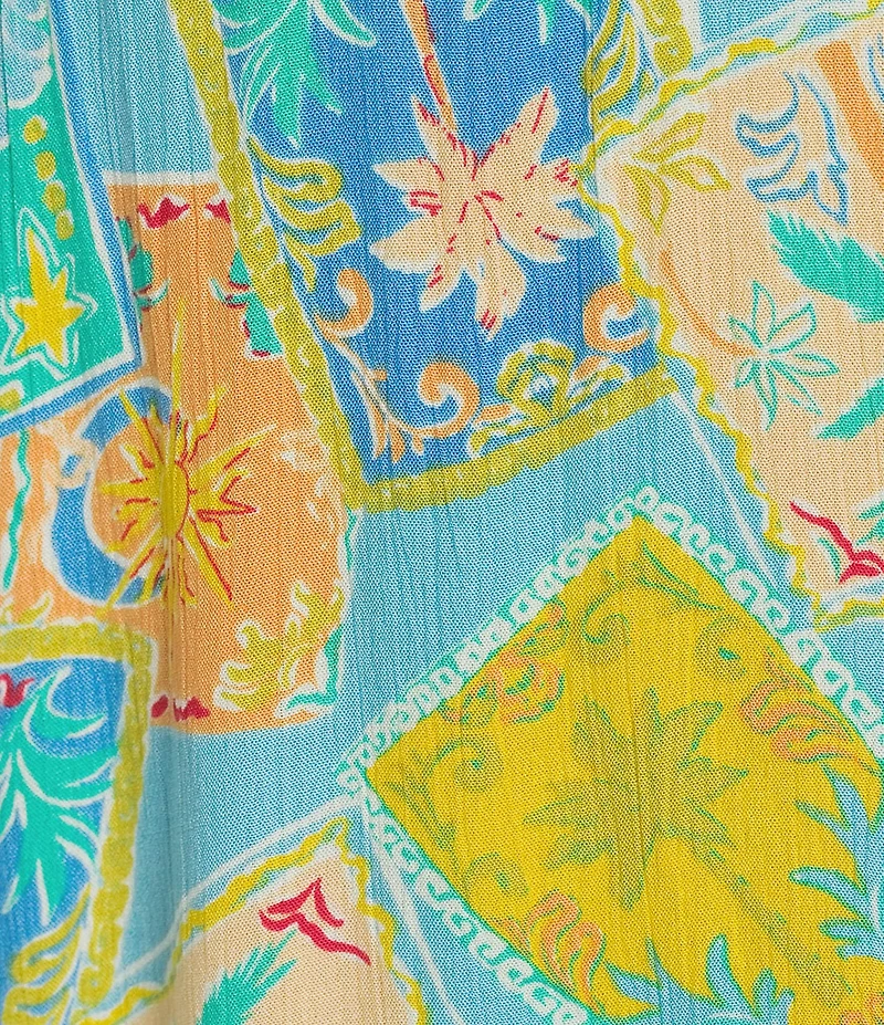 Billabong Last Sunset Sleeveless Printed Mini Dress