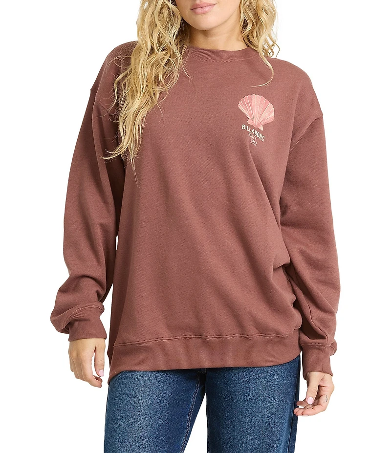 Billabong Light In View Long Sleeve Fleece Sweatshirt