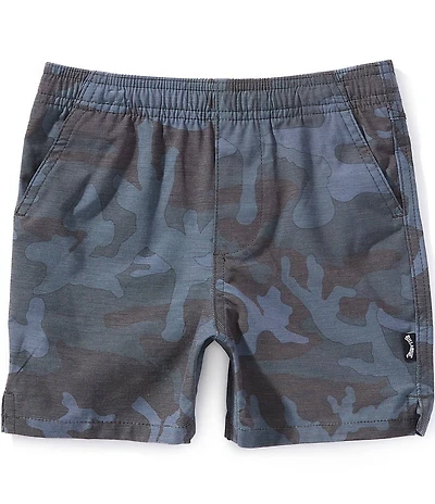 Billabong Little Boys Crossfire Camo Elastic Shorts