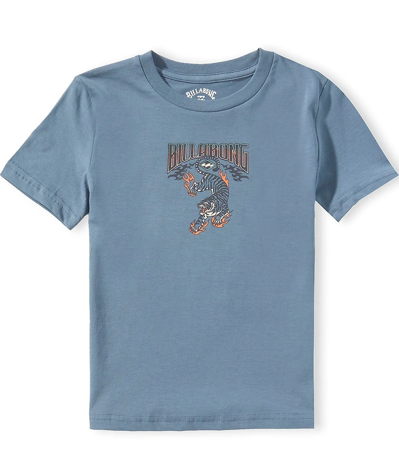 Billabong Little Boys Inferno Tiger Short Sleeve T-Shirt