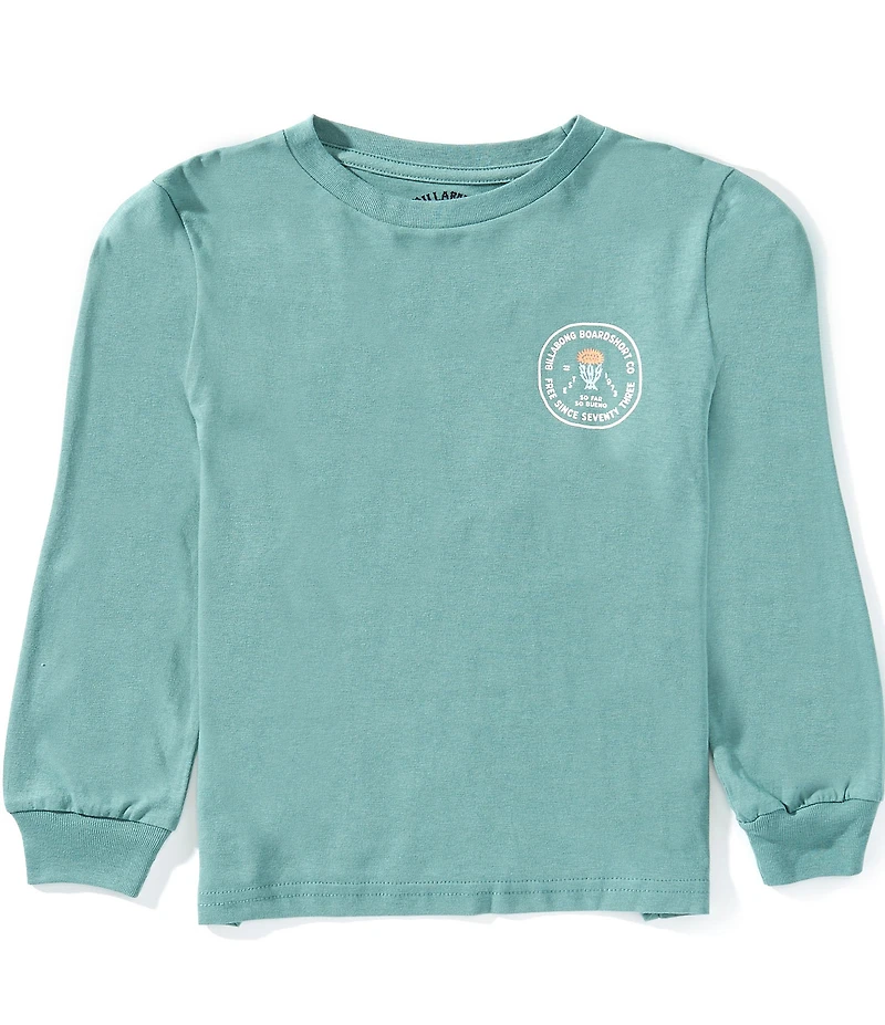 Billabong Little Boys Long Sleeve Desert Rose T-Shirt