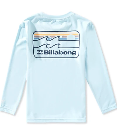 Billabong Little Boys Long Sleeve Runner Surf T-Shirt