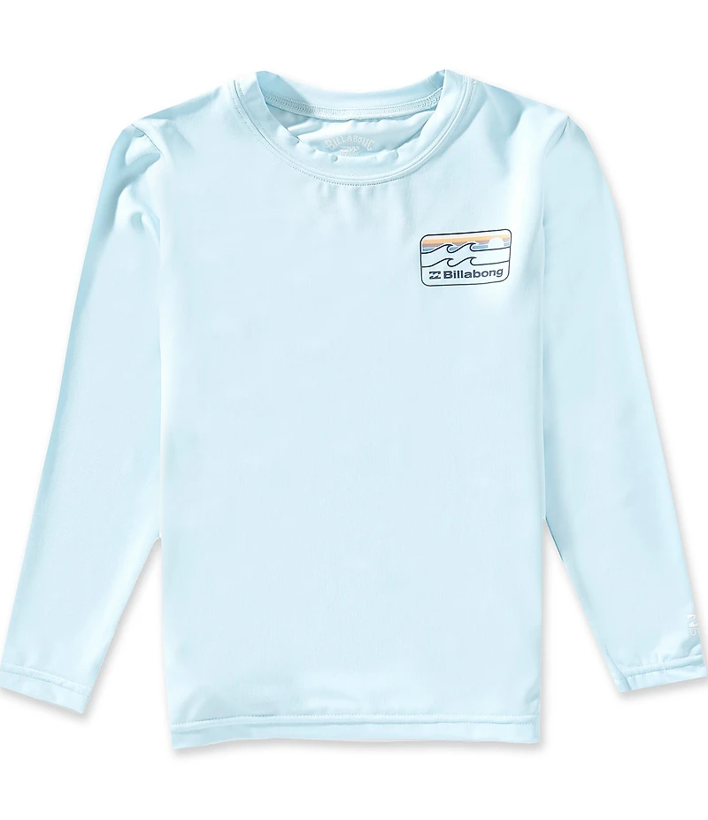 Billabong Little Boys Long Sleeve Runner Surf T-Shirt